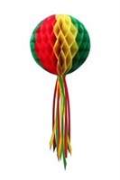 Hanging decoration ball r/y/gr ø 50 cm