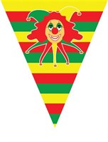 Wimpelkette Clown r/g/gr 5m