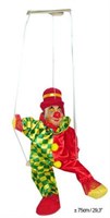 Clown rot/gelb/grün 75cm