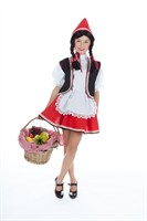 Little Red Riding Hood (dress/vest/cap)