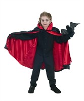 Vampire cape Halloween (satin)