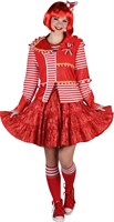 Jacket stripes red/white