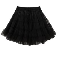 Petticoat 3-lagig schwarz 52cm