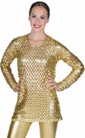 Disco top gold  