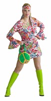 Flower Power jurk  2-dlg