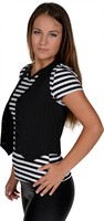 Vest zwart  ( vrouw )