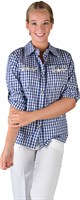 Tyrolean blouse blue/white