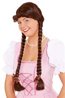 Perücke braun Lisl Oktoberfest 