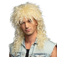 Pruik Rockstar blond