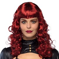 Wig Lady Steampunk red