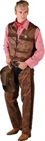 Cowboyweste  Luxus braun