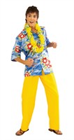 Hawaii Bluse blau