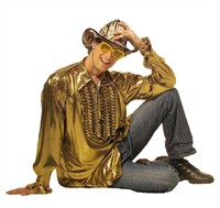 Show blouse old gold
