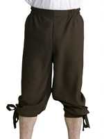 3/4 broek bruin