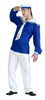 Top matroos kobalt blauw