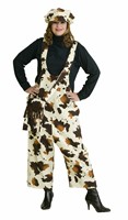 Dungarees cow ecru/brown