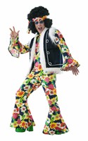 Hippie  Flower Power 4-pcs 