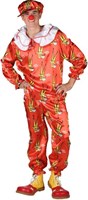Clown Domigo rood (broek,blouse)