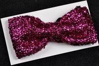 Mini-Fliege Lurex pink 