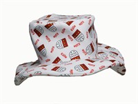Hat Cologne white, one size (H=12 cm)