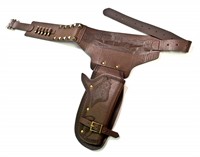 Cowboy-Gürtel Ringo Braun (100 