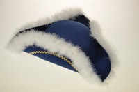 Dreispitz Mariechen blau (Goldlitze) Erwachsene