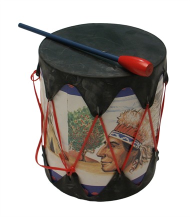 Indianer Trommel (Ø=15 cm, H=18 cm)