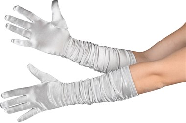 Handschoenen elastisch zilver