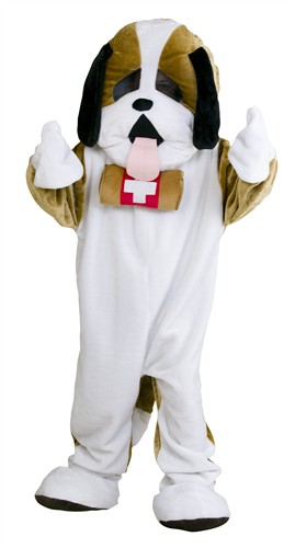 Maskottchen Hund Erw. (Unigr.)Kostüm,Kopf,Füsse