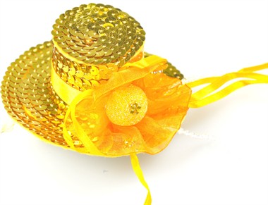 Zylinder Gold Haarclip