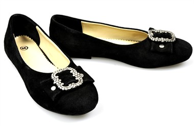 Trachten Schuhe Ballerina Oktoberfest schwarz 