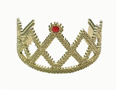 Kroon goud lozengystyle (H=8 cm)