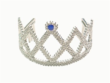 Kroon zilver lozengystyle (H=8 cm)