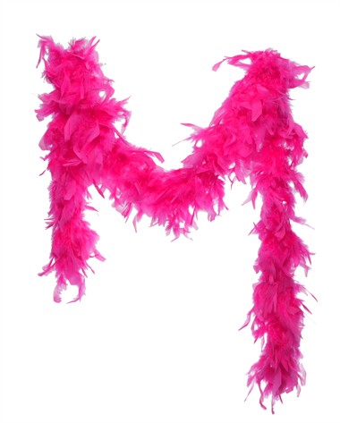 Boa fluor roze (L=180 cm)
