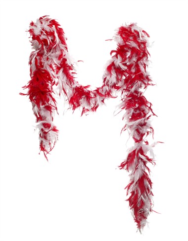 Boa rood/wit 180 cm
