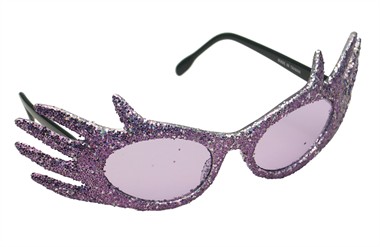 Glitter-brille star Lila