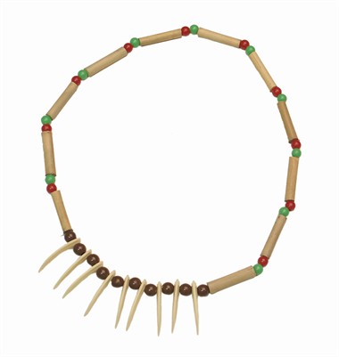 Indianenketting groen / rood
