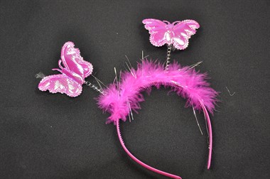 Haarreif Wankel Schmetterling (Pink)