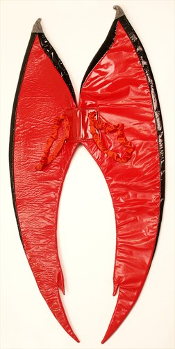 Vleugels latex rot (115x55 cm)
