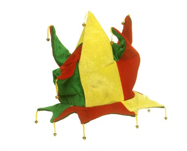 Hat Rinkel red/yellow/green, one size (H=25 cm)