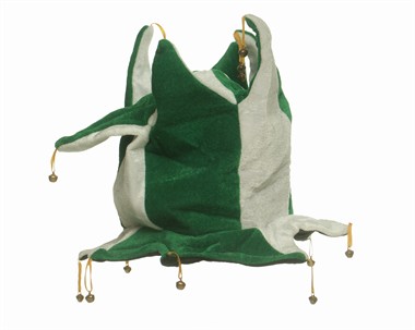 Hut Rinkel grün/weiß, universal größe (H=25 cm)