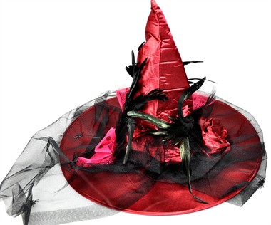 Hexenhut Halloween Tyra rot 