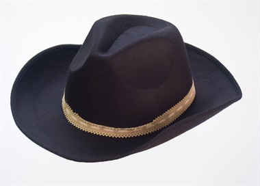 Cowboy Hut Schwarz 