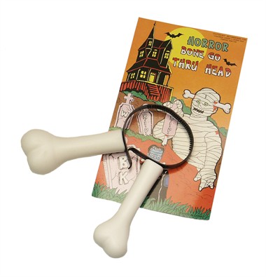 Knochen durch Kopf Halloween (Knochen L=28 cm)