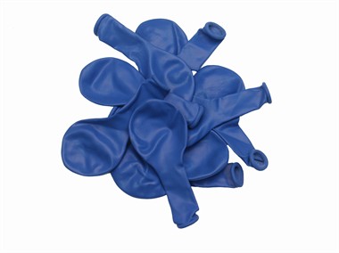 100 Ballons blau