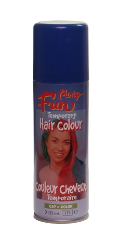 Haircolour spray blue 