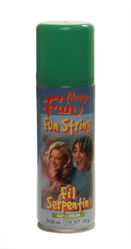 Funstring spray groen 