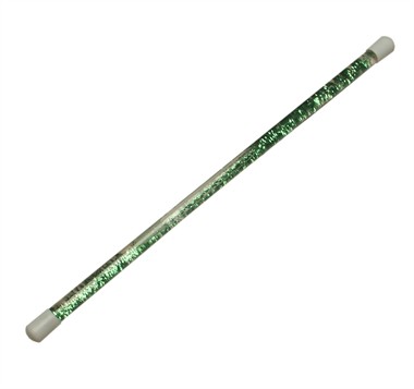 Water glitterstaaf groen (L=46 cm, Ø=1,5 cm)