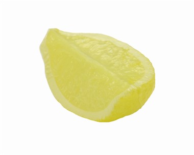 Viertel Zitrone (9x4 cm)