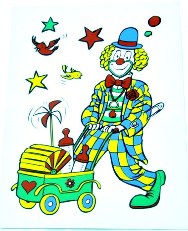 Fensterkleber Kinderwagen 